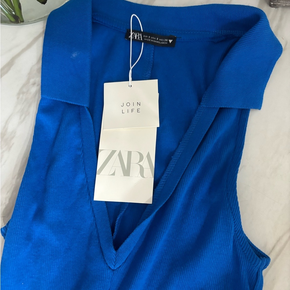 Zara Women's Blue dress